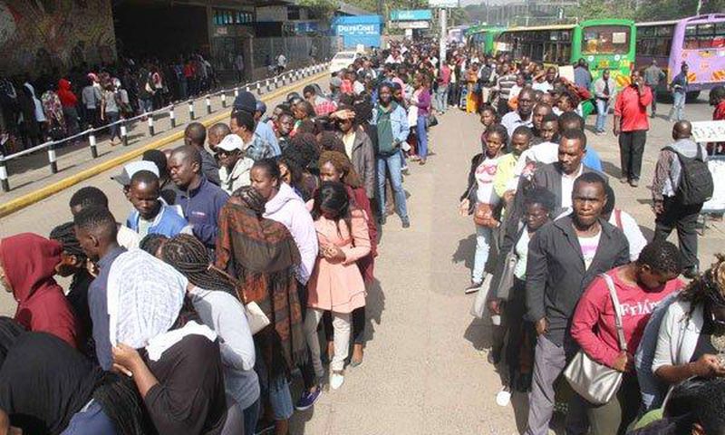 Kenyans queuing to register for Huduma Namba