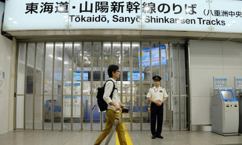 Typhoon Hagibis has forced the cancellation of flights, bullet trains and local lines in Tokyo and beyond