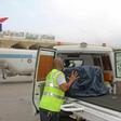Yemeni Kung Fu champion Hilal al-Haj's body was flown into Yemen's southern city of Aden on Thursday