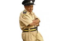 Inspector Mwala on the spot after killing pedestrian