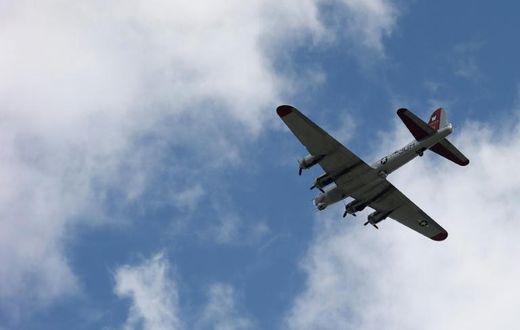 A World War II-era B-17 plane (similar to the one pictured) crashed at Bradley International Airport in the US state of Connecticut while trying to land
