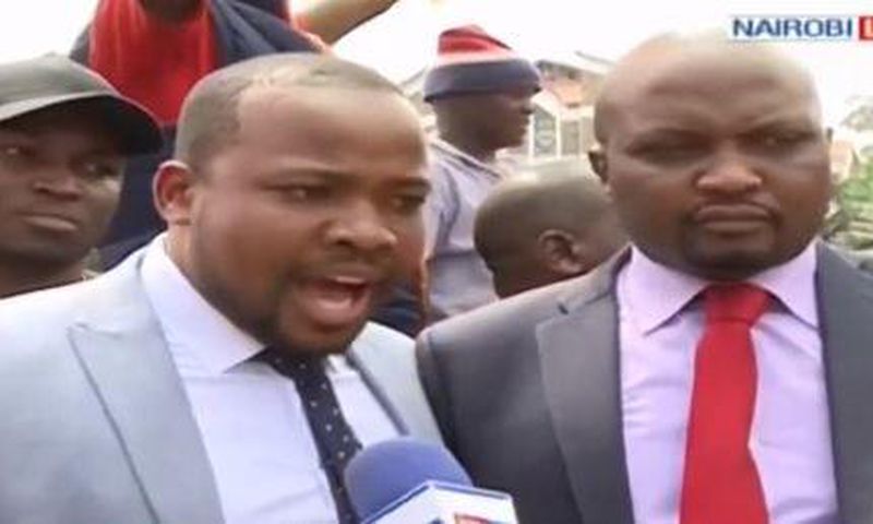 MPs Moses Kuria and Nixon Korir