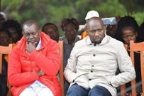File image of Elgeyo-Marakwet Senator Kipchumba Murkomen and Kapseret MP Oscar Sudi