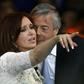 Many Tinder K members are inspired by the model of Nestor and Cristina Kirchner, pictured in December 2007 as she became president