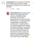 Tanasha Donna's reply (Instagram)