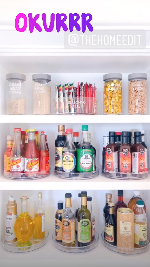 Khloe Kardashian pantry