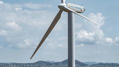 The sprawling 365-turbine wind farm is on the eastern shores of Lake Turkana