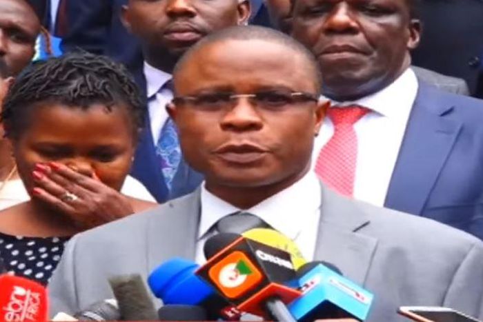 Edwin Abonyo, Bomet Governor Joyce Laboso's husband explains why they kept her condition a secret until her demise