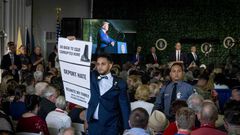 Trump Praises American Democracy, Then Plies Its Divisions