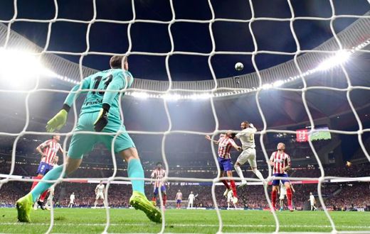 Atletico Madrid goalkeeper Jan Oblak denied Karim Benzema from scoring the best opportunity of the goalless Madrid derby