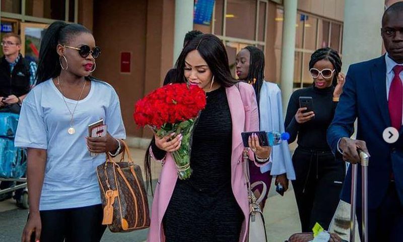 Zari Hassan announces wedding date upon landing in Mombasa