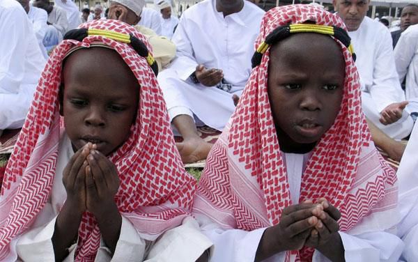 Kenyan boys celebrating Idd-ul-Fitr  (Courtesy)