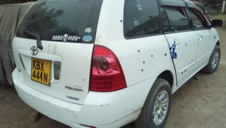 The stolen Toyota Fielder