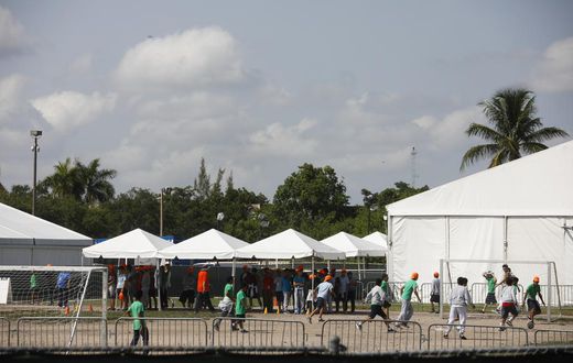 At a Florida Shelter, Days Become Months for Migrant Children