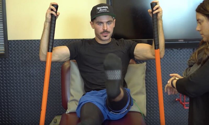 Zac Efron Shares His Recovery from Knee Surgery