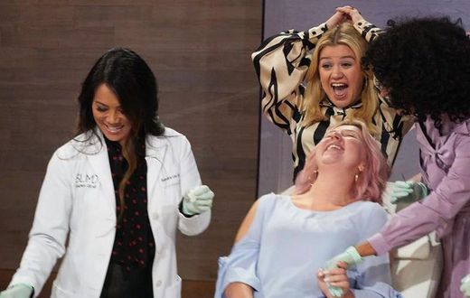 Dr. Pimple Popper Pops Live On Kelly Clarkson Show