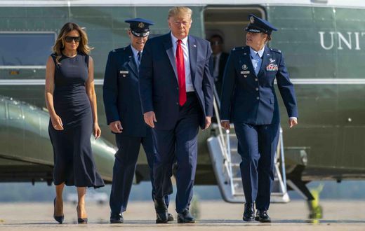 Trump Visits Dayton and El Paso