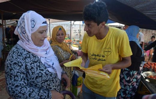Aich Tounsi is campaiging to win over Tunisian voters fed up with political elites