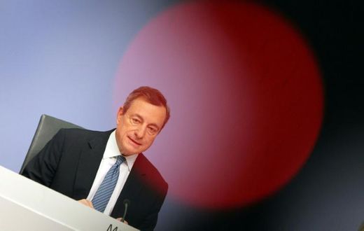 The European Central Bank chief, in a December 13 2018 image, has said eurozone fiscal rules should be revisited