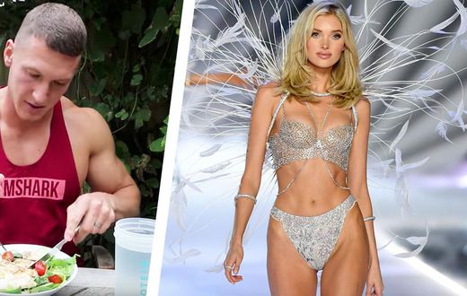 Bodybuilder Tries the Victoria's Secret Model Diet