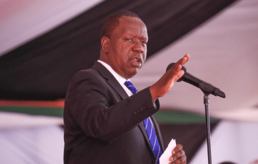 File image of CS Dr Fred Matiang'i