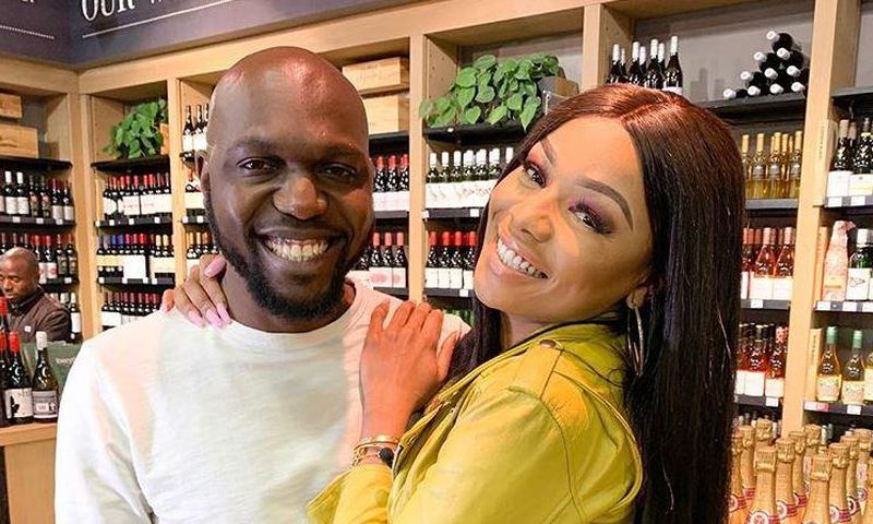 Larry Madowo causes stir after photo with sexy South African TV presenter