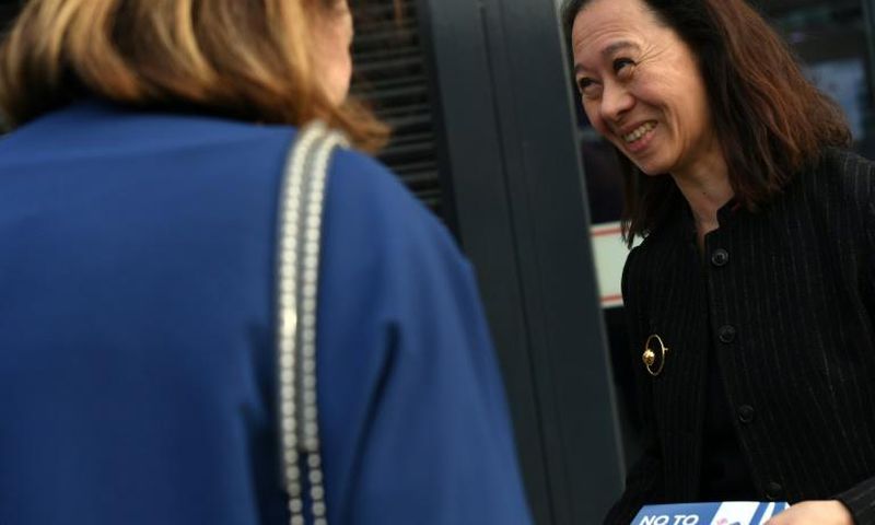 French citizen Sophie Larroque founded the EU UK Party with three British friends to fight for a seat in the European elections