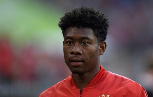 David Alaba is set to miss Bayern Munich's Champions League opener against Red Star Belgrade on Wednesday