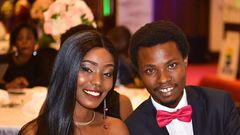 Henry Desagu and his Girlfriend Jackie Mbugua. The two are expecting Baby number one
