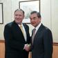 US Secretary of State Mike Pompeo meets China's State Councilor and Foreign Minister Wang Yi at the United Nations
