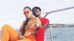 Diamond Platnumz with Tanasha Donna