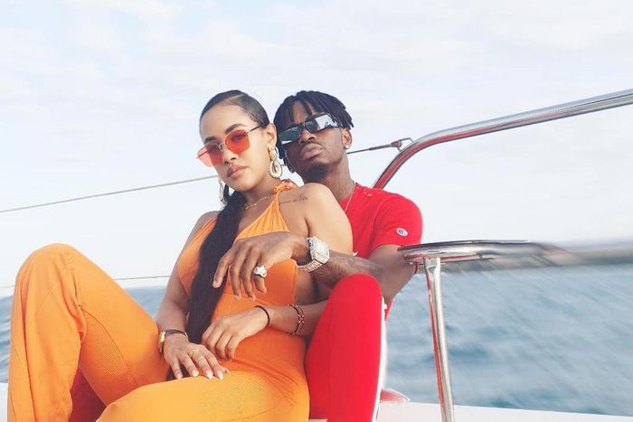 Diamond Platnumz with Tanasha Donna