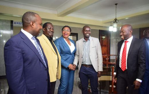 Malindi MP Aisha Jumwa issues statement, says  Raila Odinga surprised her in her office