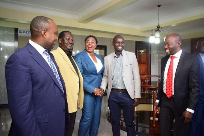 Malindi MP Aisha Jumwa issues statement, says  Raila Odinga surprised her in her office