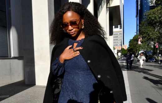Former KTN presenter Esther Arunga leaves the court on Thursday after she was sentenced to 10 months parole