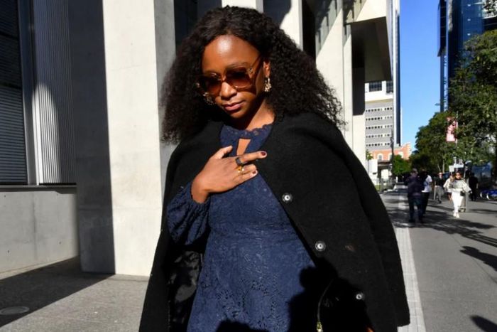 Former KTN presenter Esther Arunga leaves the court on Thursday after she was sentenced to 10 months parole