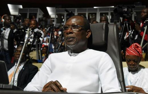 Benin's president has announced a national "dialogue" with opposition parties; President Patrice Talon is pictured July 7, 2019