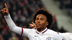 Willian scored the winner for Chelsea in their Champions League clash with Lille in France on Wednesday