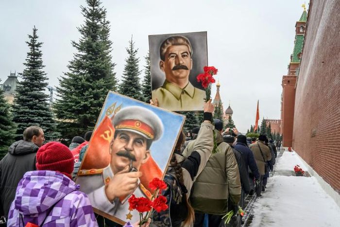 Joseph Stalin's remains were quietly transferred to a more modest resting place near the Kremlin, which still attracts diehard communists