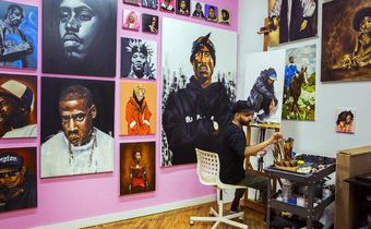 How Amar Stewart, hip-hop painter and cancer survivor, spends his Sundays