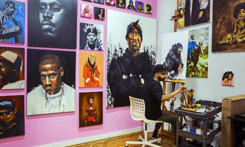How Amar Stewart, hip-hop painter and cancer survivor, spends his Sundays
