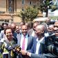 Governor Anne Waiguru outside the Supreme Court/ courtesy