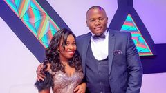 Saumu Mbuvi with her Boyfriend