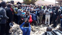 Education CS George Magoha closes Precious Talents School for 4 days following collapse of classroom that killed 7 pupils