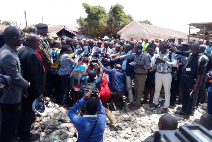 Education CS George Magoha closes Precious Talents School for 4 days following collapse of classroom that killed 7 pupils