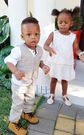 Diamond's kids Tiffah and Nillan