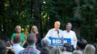 How are the leading candidates set up in Iowa and new Hampshire