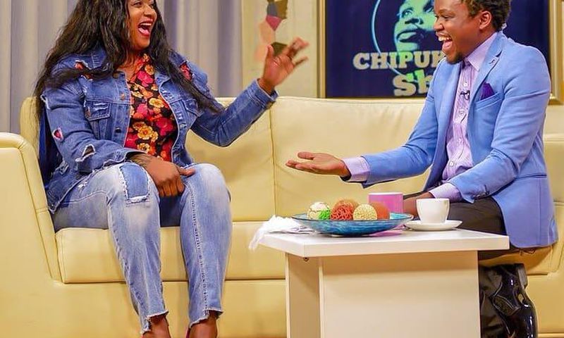 Shilole with Chipukzeey. Shilole breaks down in tears over her poor English
