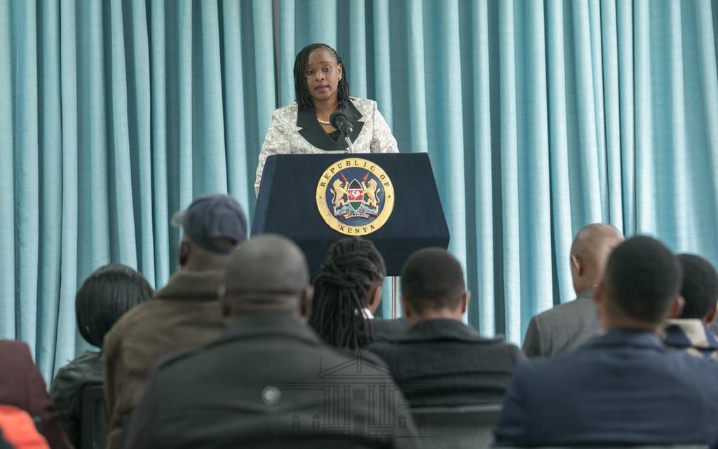 State House spokesperson Kanze Dena-Mararo. An inspiration to many Kenyans - State House message to Kibra MP Ken Okoth