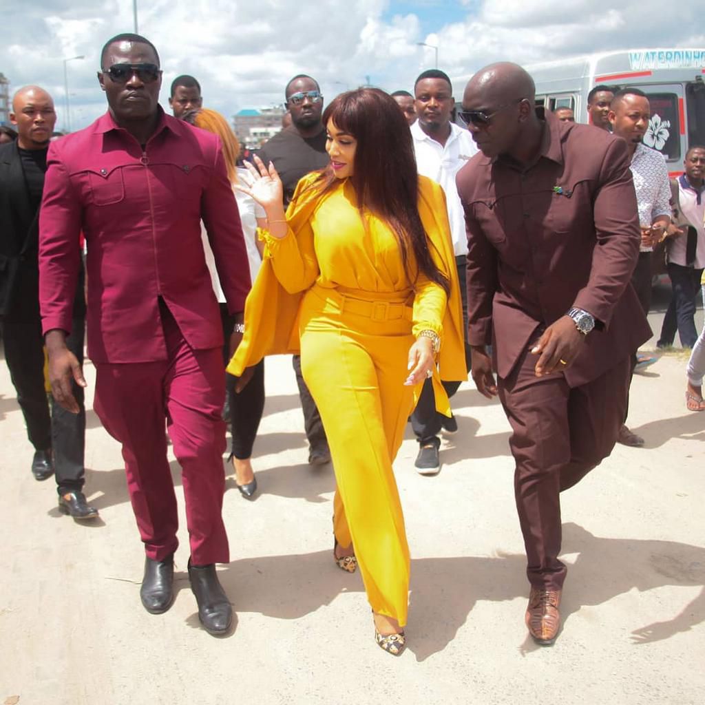 Zari Hassan in Tanzania